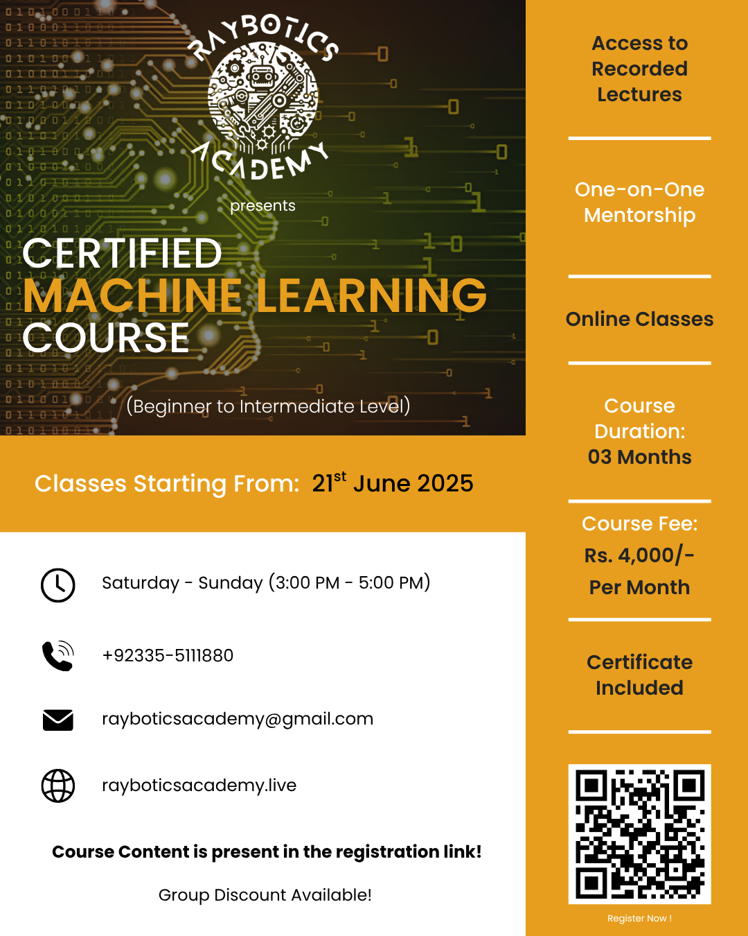 Machine Learning Course